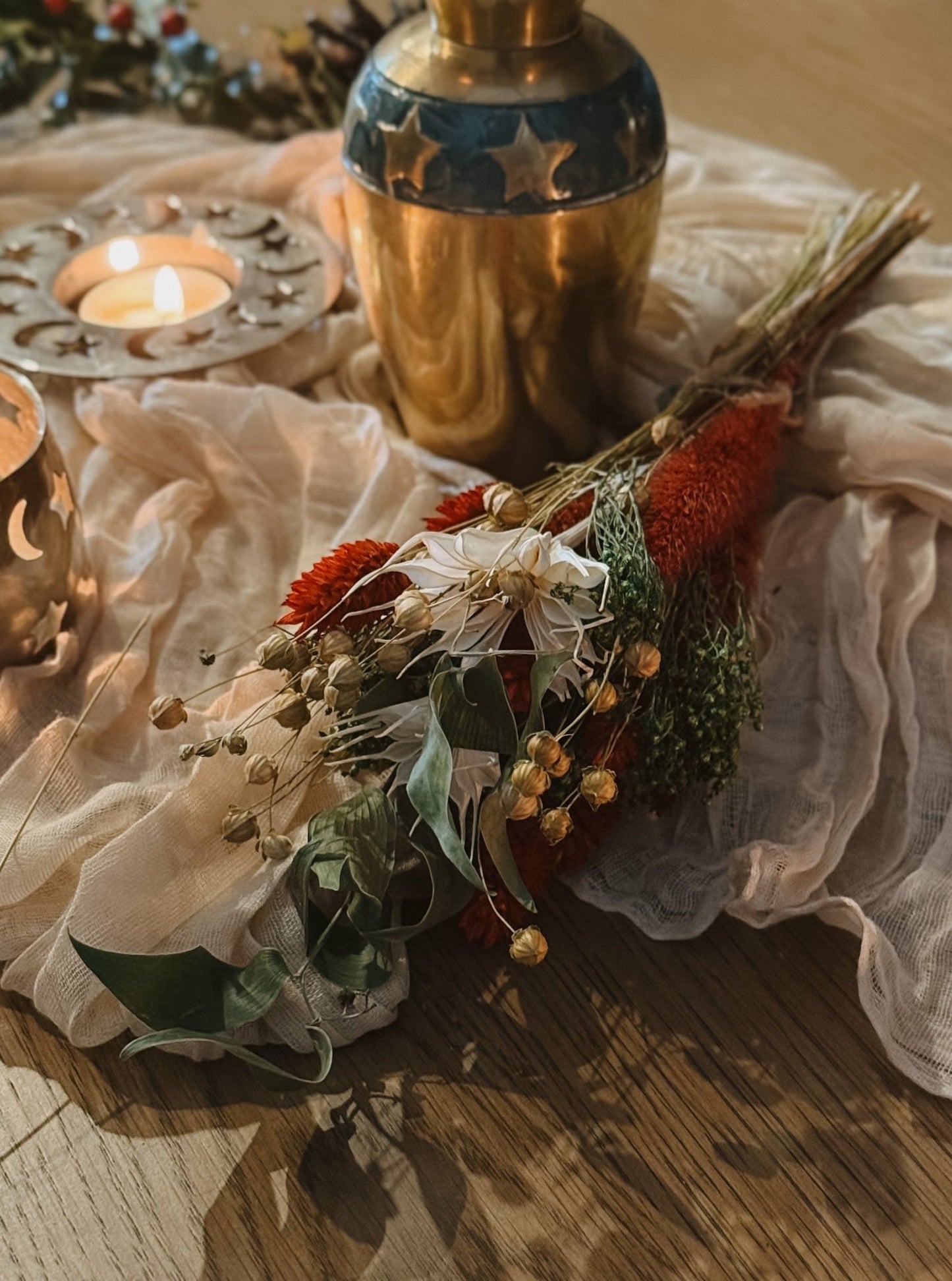 Christmas Dried Flower Bouquet - Relic