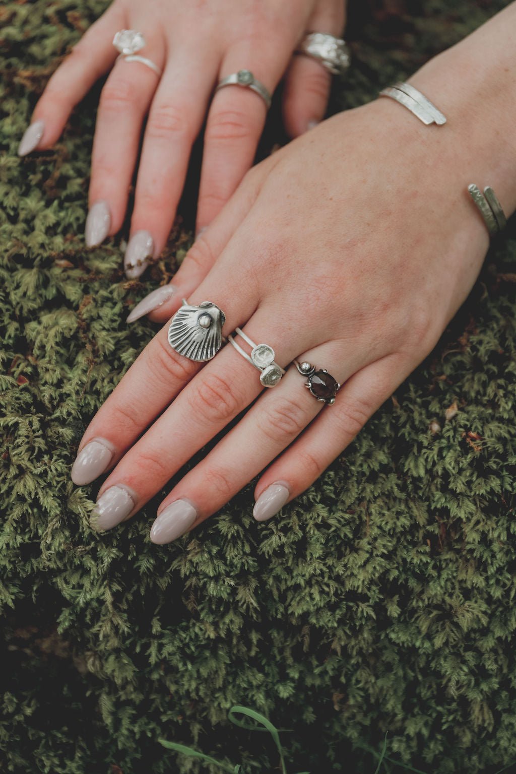 Divine Faceted Smoky Quartz Ring in Sterling Silver | Talisman for Grounding, Clarity and Resilience - Relic