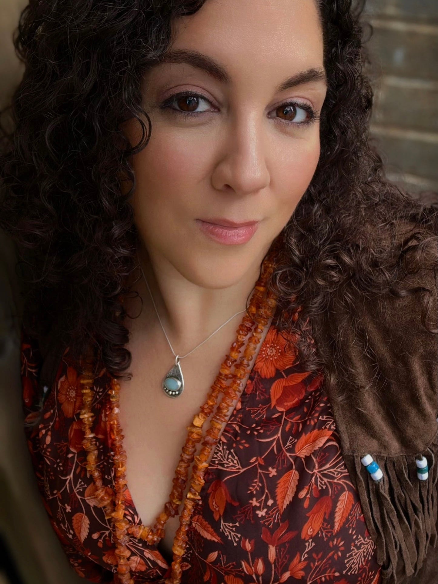 Kindling Pendant | Amazonite & Sterling Silver Talisman - Relic