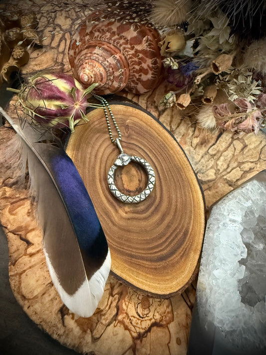 Ouroboros: The Eternal Circle of Life | Handcrafted Pendant of Eternity, Life & Rebirth - Relic