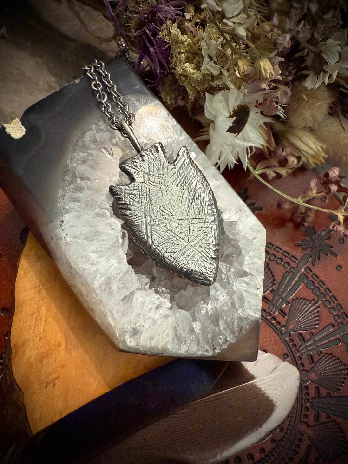 Point of Destiny Handmade Arrowhead Pendant | A Symbol of Strength, Precision, and Purpose - Relic