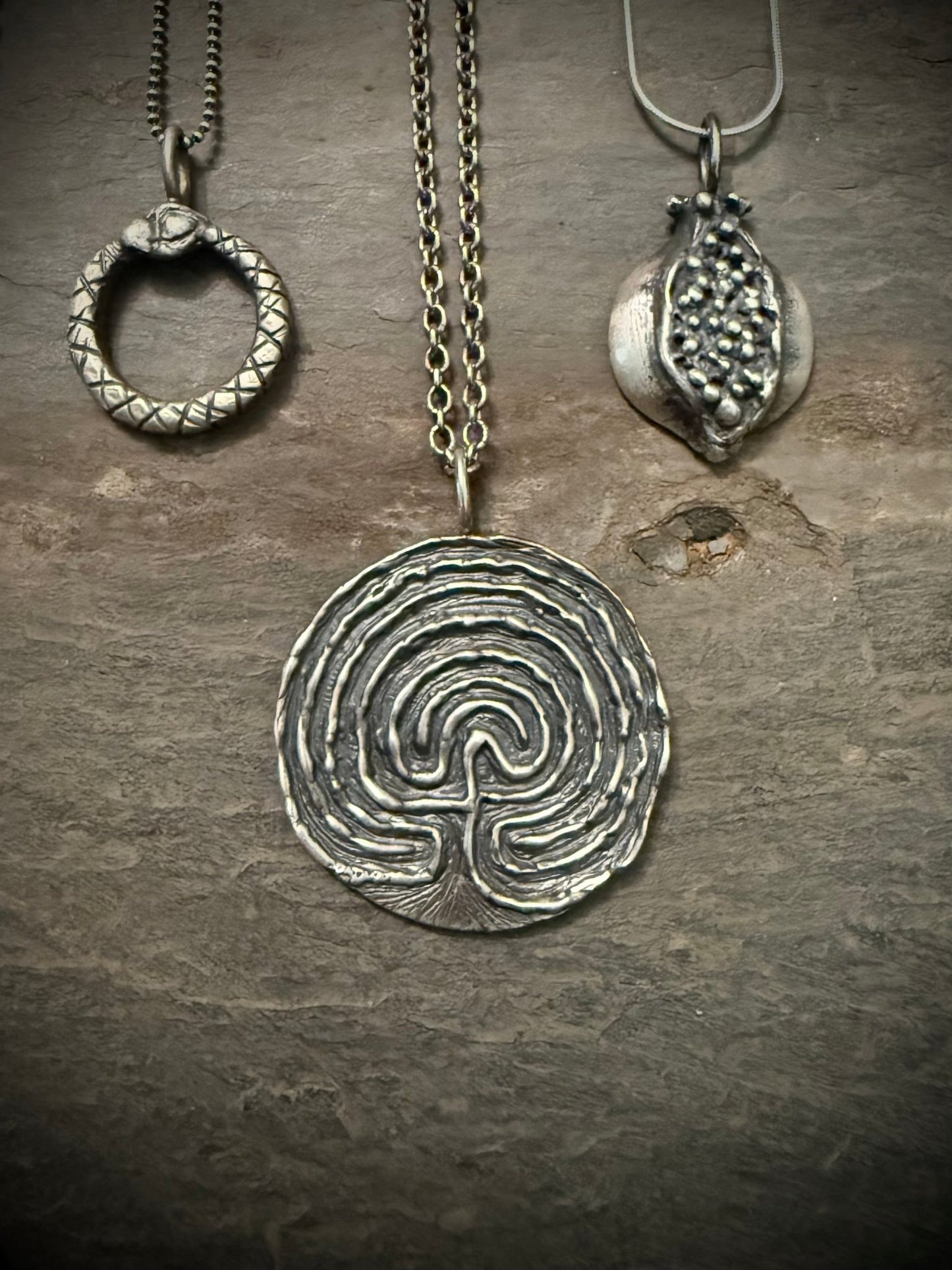 Seeker's Path Handmade Celtic Labyrinth Pendant | A Talisman of Spiritual Journey, Clarity, and Transformation - Relic