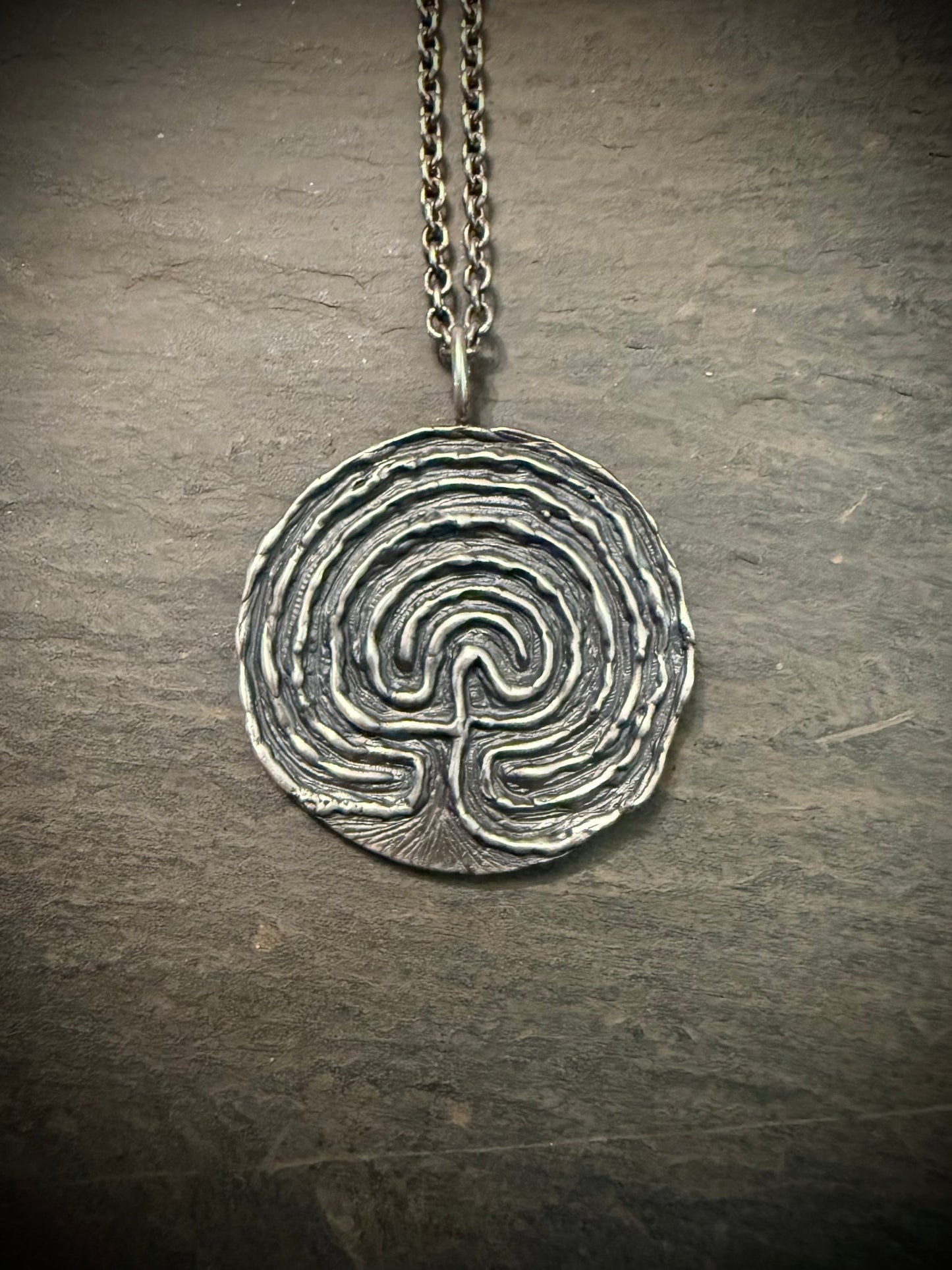 Seeker's Path Handmade Celtic Labyrinth Pendant | A Talisman of Spiritual Journey, Clarity, and Transformation - Relic