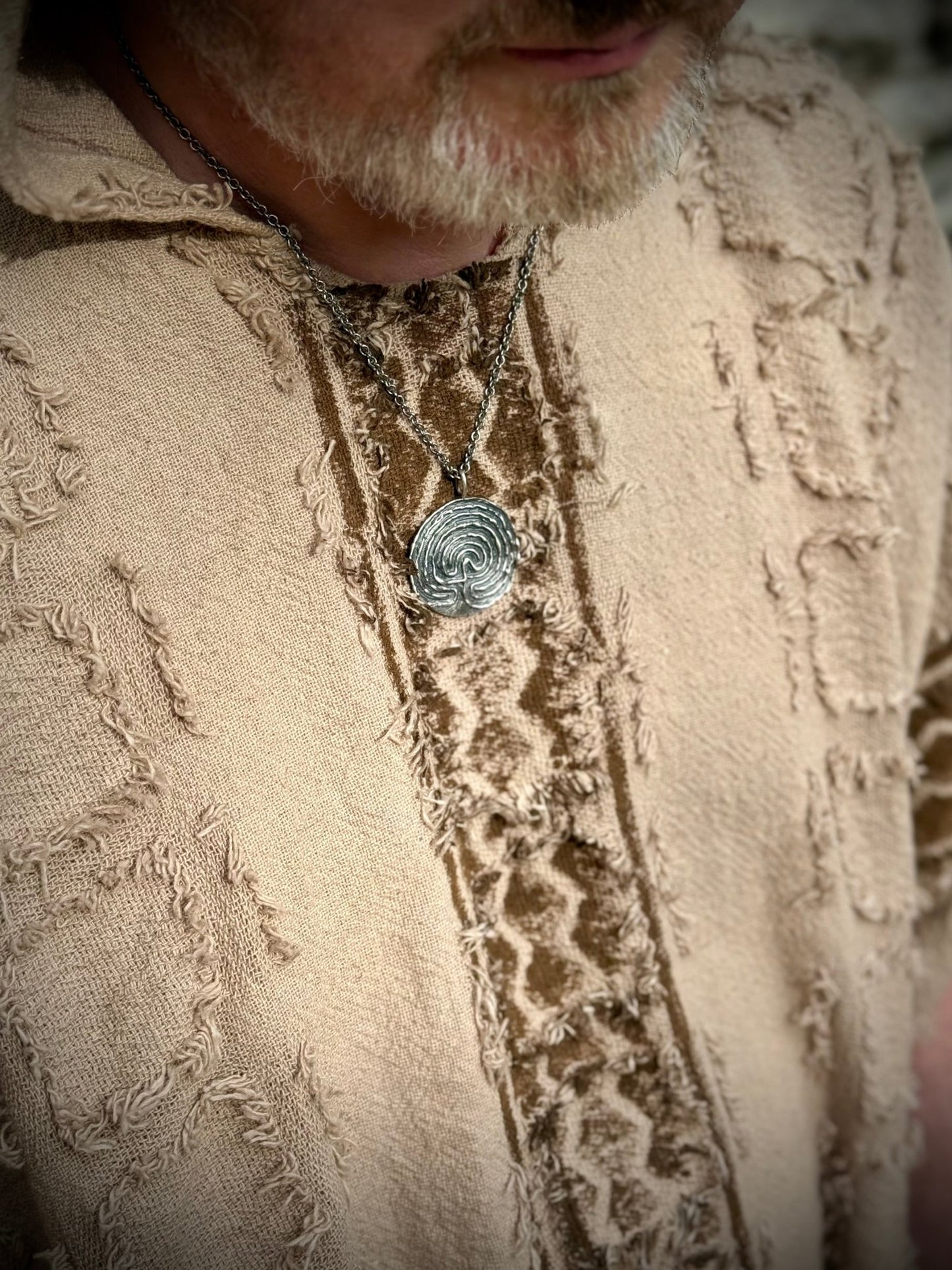 Seeker's Path Handmade Celtic Labyrinth Pendant | A Talisman of Spiritual Journey, Clarity, and Transformation - Relic