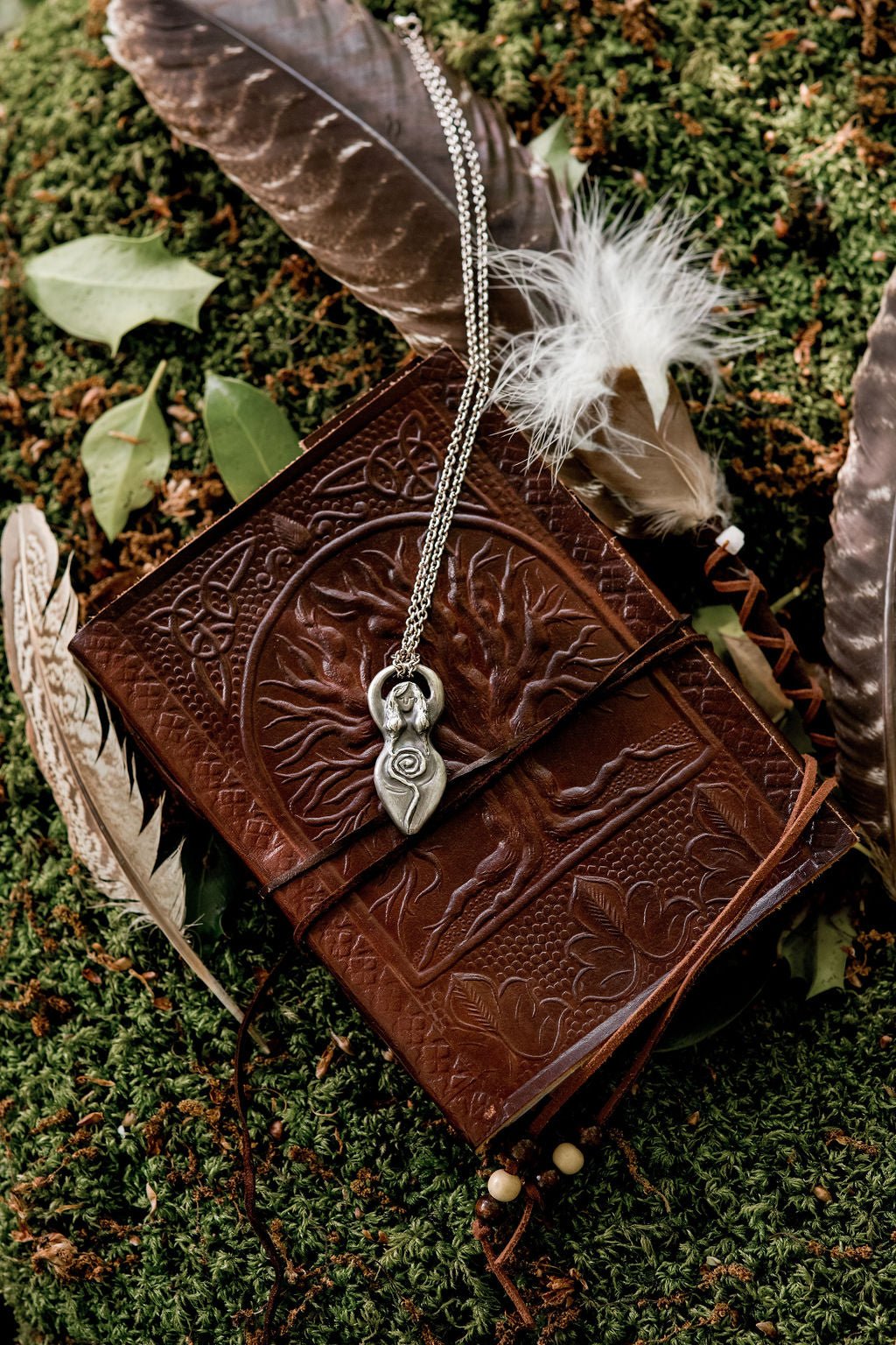 Spiral Goddess Pendant | A talisman of sacred power, transformation, and the divine feminine - Relic