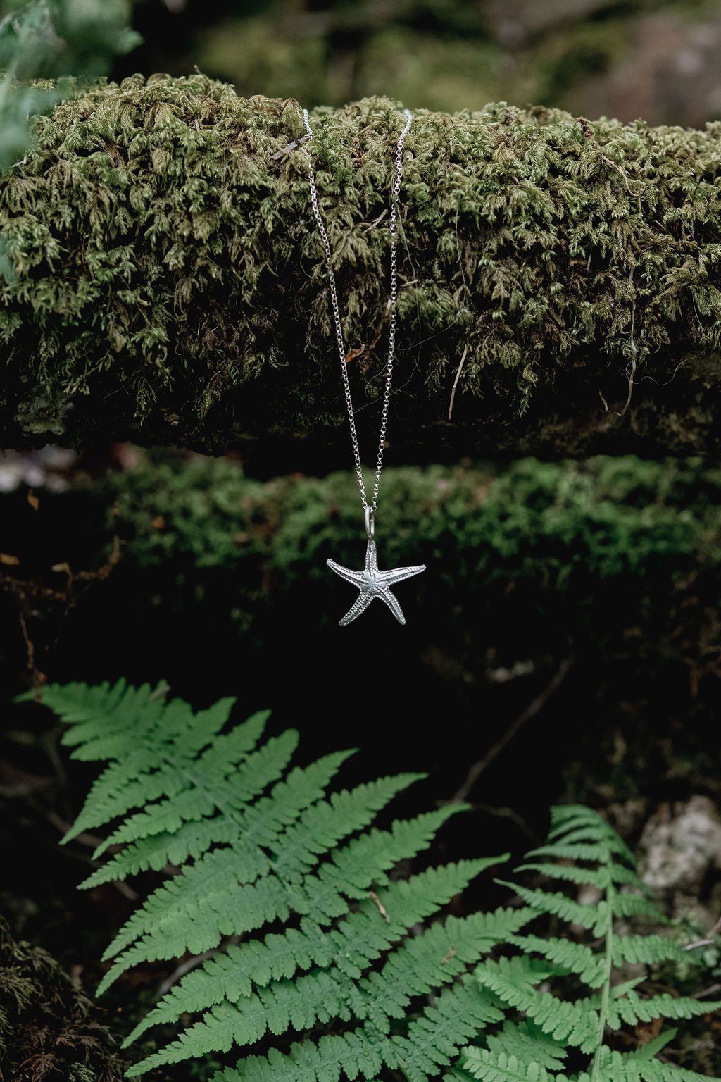Star of the Sea | Handcrafted Fine Silver Starfish Pendant - Relic