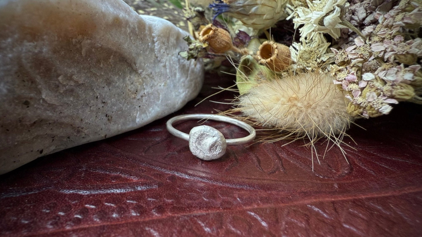 The Elemental Ember Ring | Handcrafted in Molten Recycled Silver - Relic