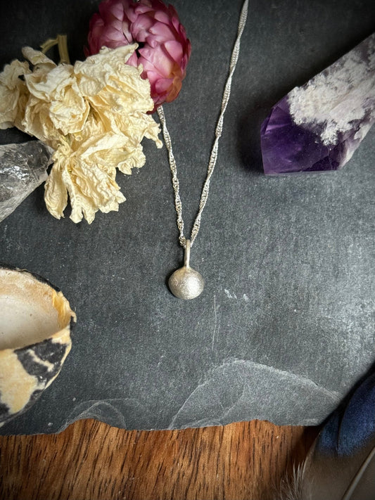 Silver Ember Pendant | Recycled Molten Silver - Relic
